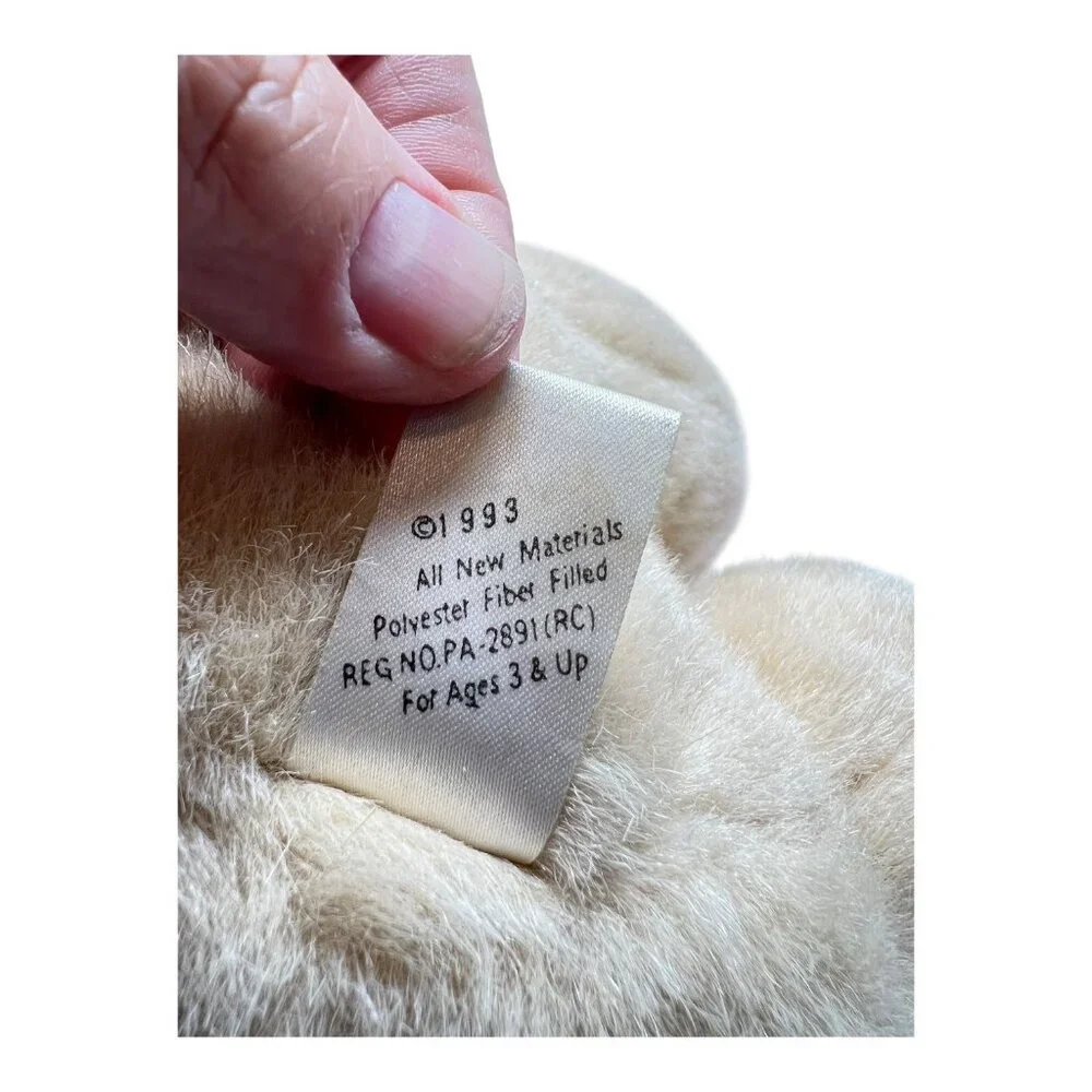 Sugar Loaf Mother Baby Pig Plush Stuffed Animal Pink Lace Polka Dot Dress Vtg - Picture 8 of 9